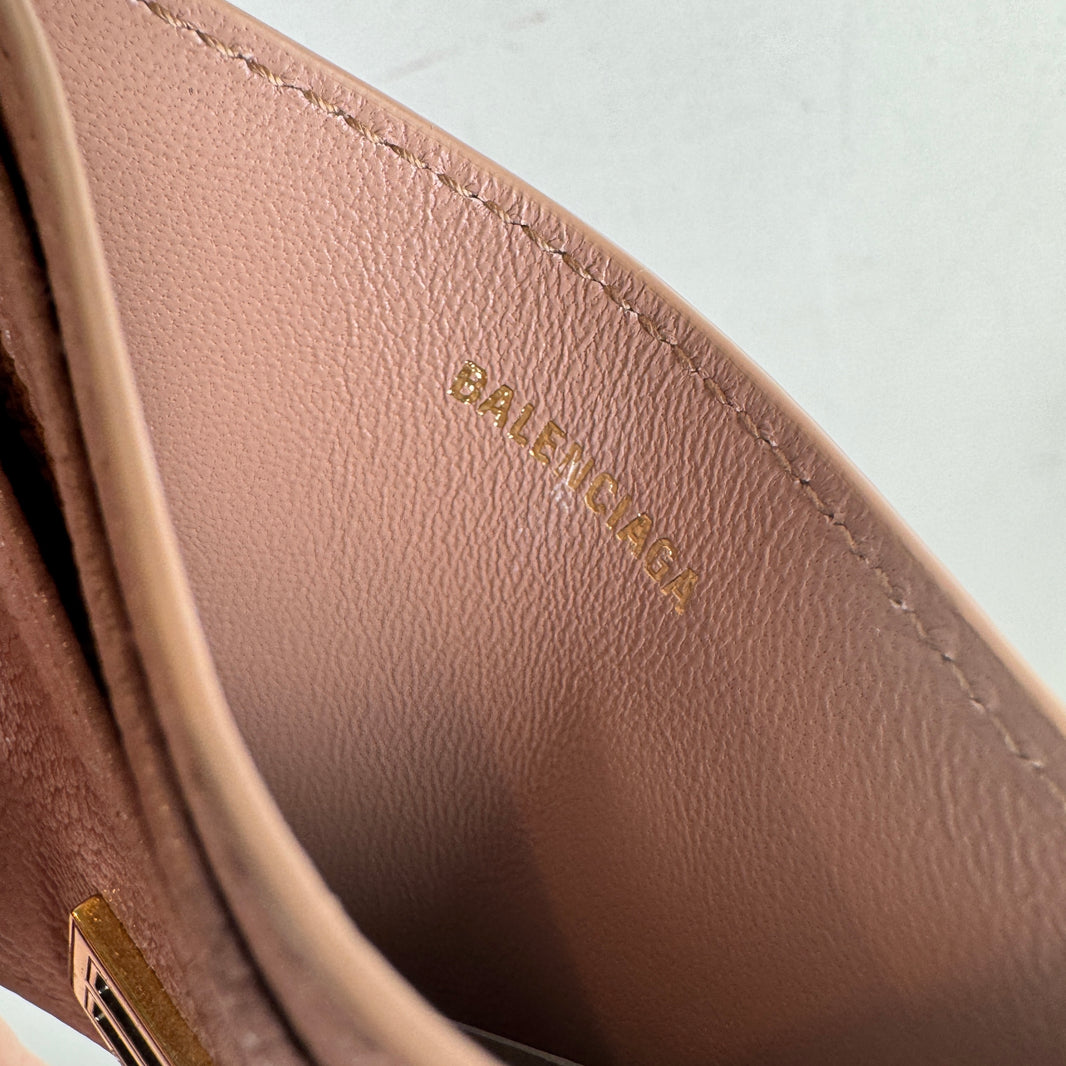 Balenciaga Blush Metal B Card Holder