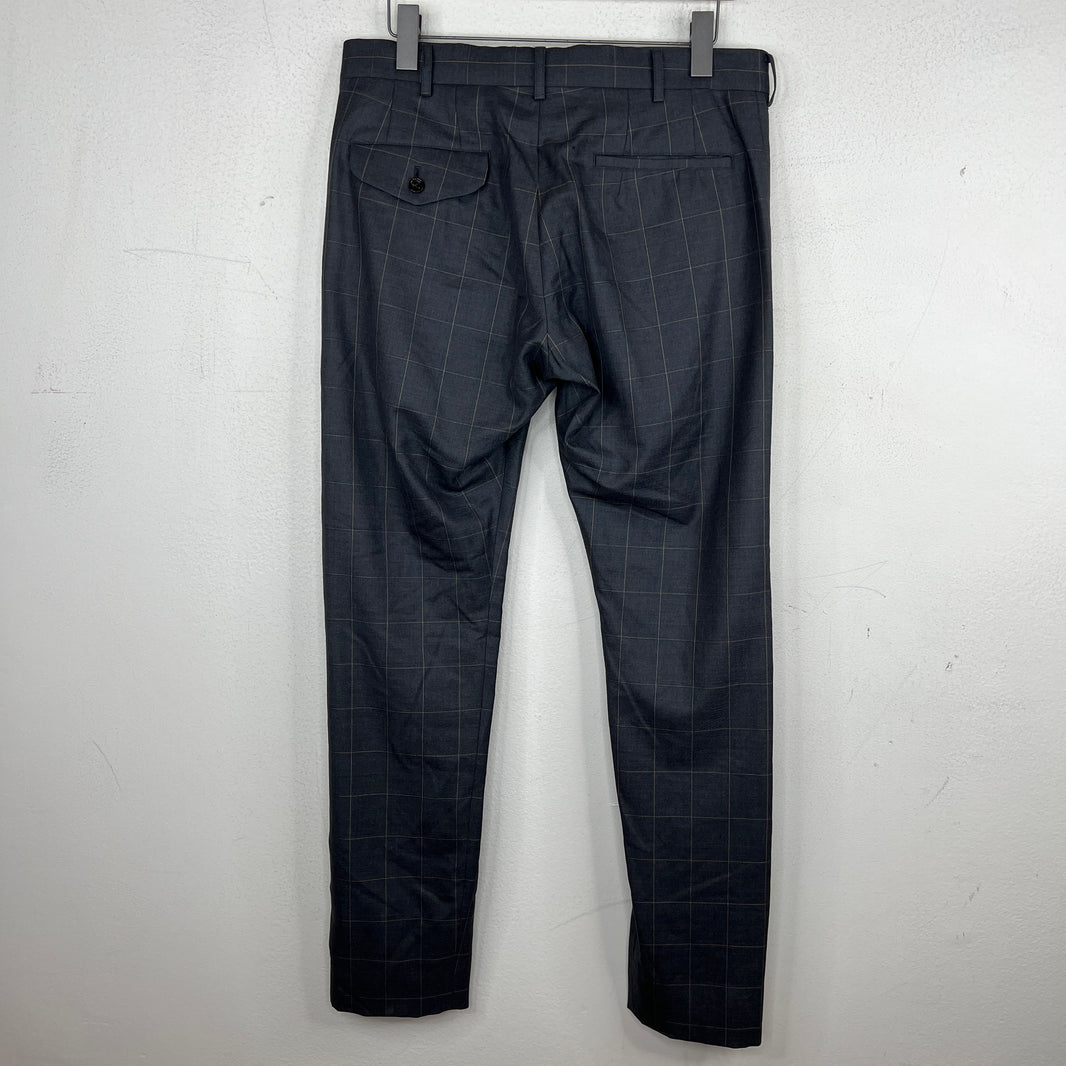 CDG Grey Plaid Trousers