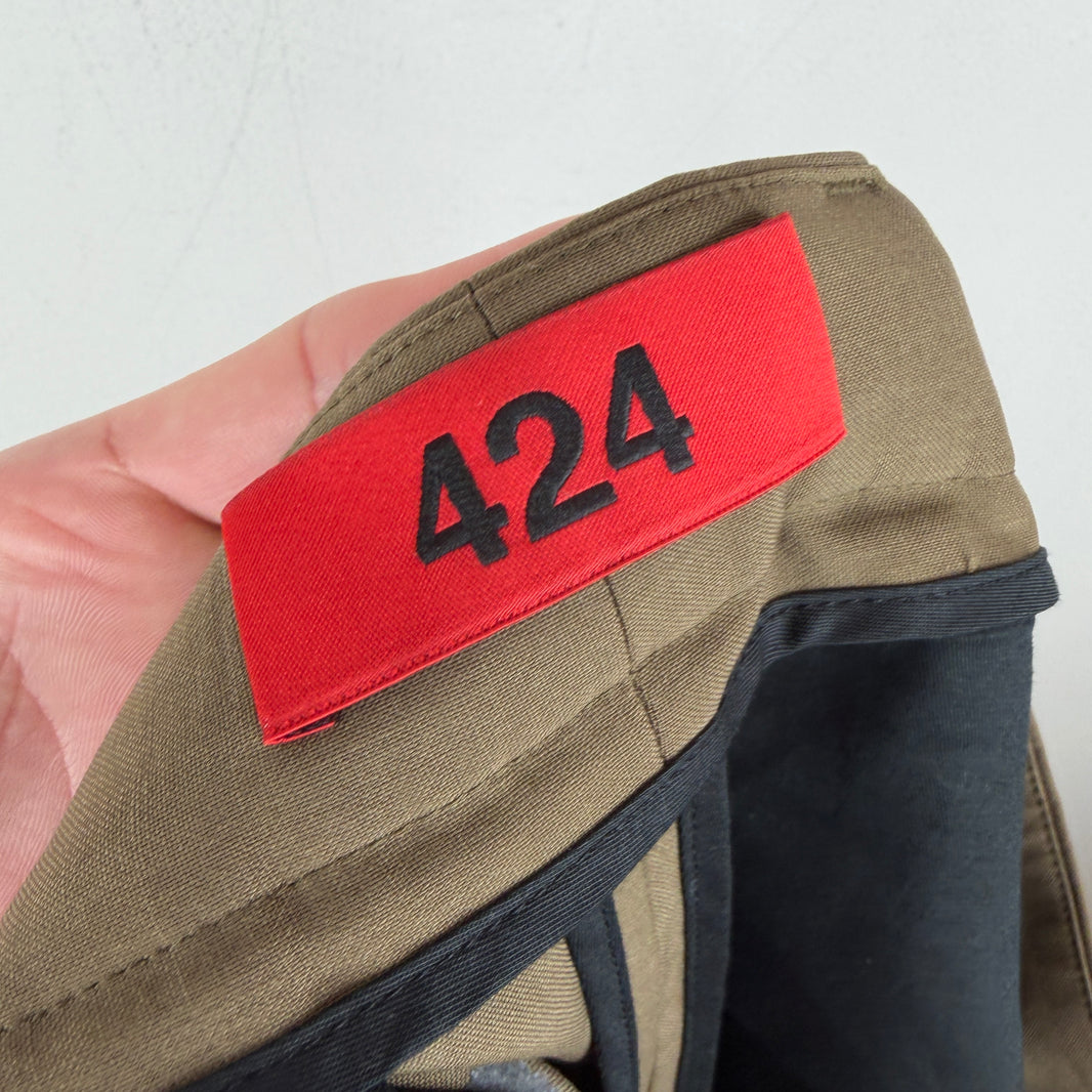 424 Long Wool Shorts