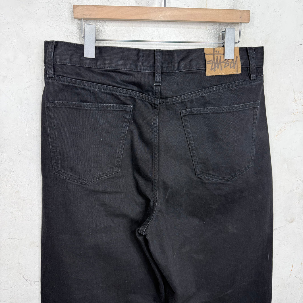Stussy Relaxed Jeans Black