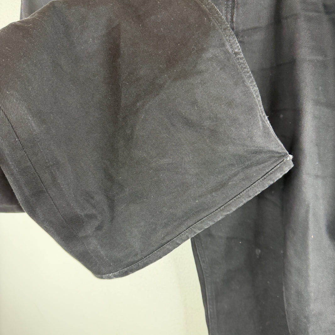 Bottega Veneta Black Washed Baggy Denim Jeans