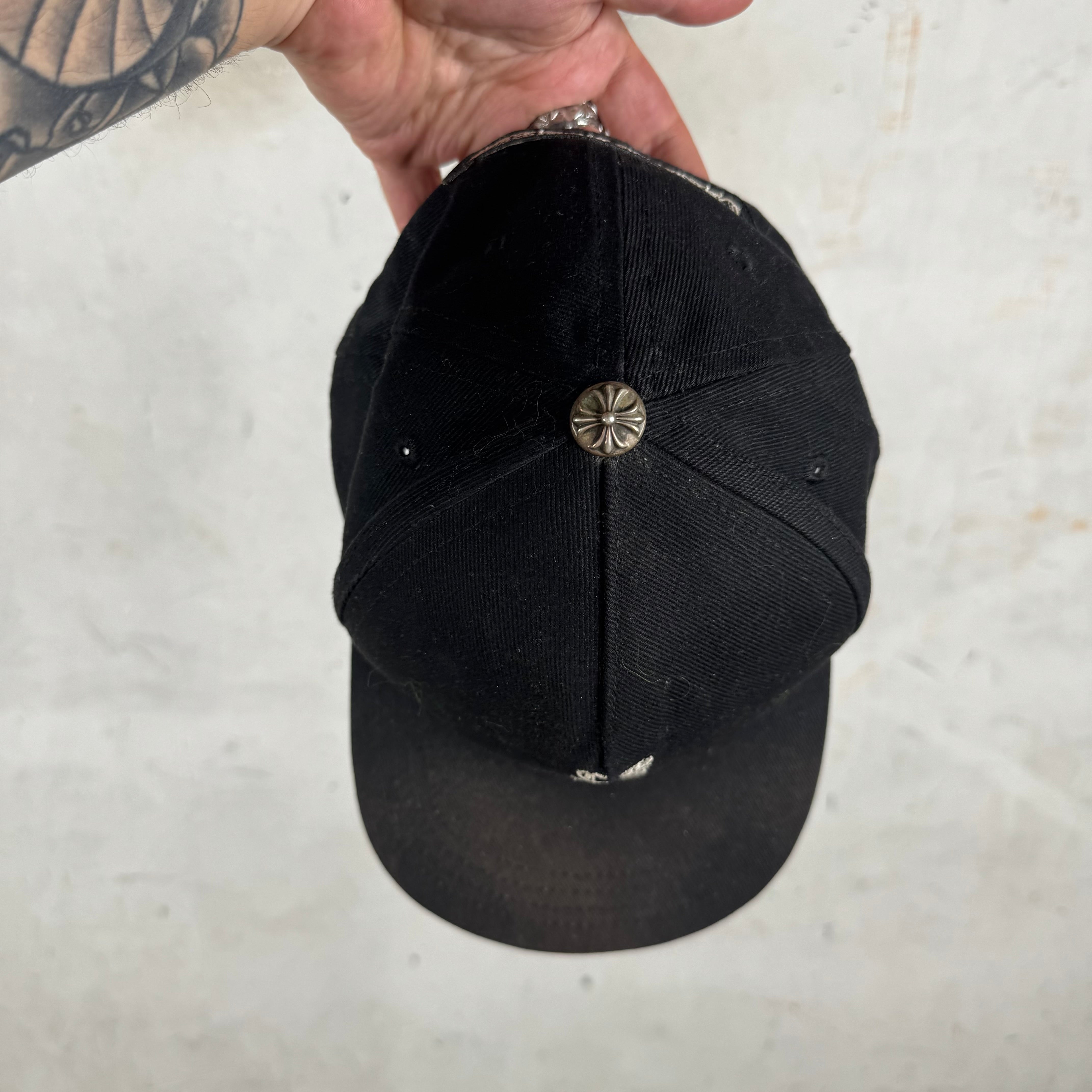 Chrome Hearts Vertical Embroidered Logo Hat – www.Lukes.store