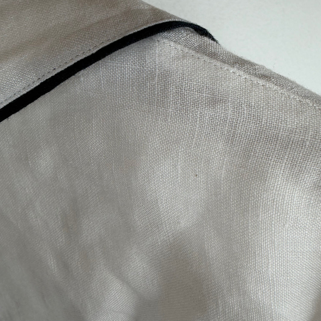Prada Linen Button Up Pajama Shirt