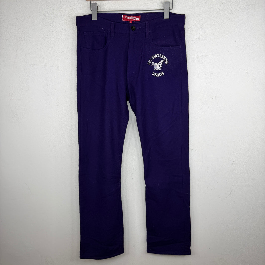 Junya Watanabe Purple Hornets Wool Pants