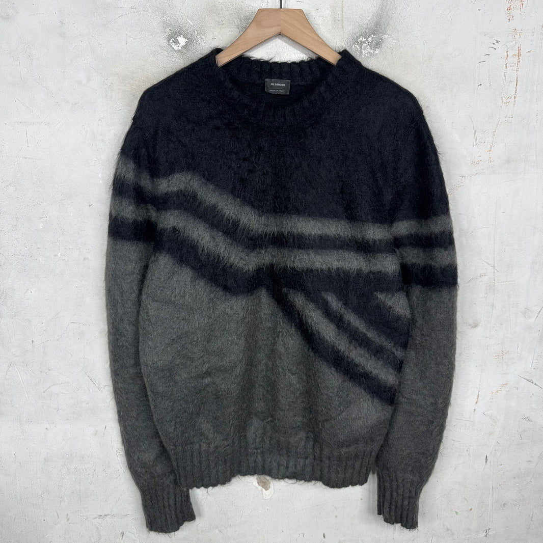 Jil Sander Mohair Grey/Black Knit