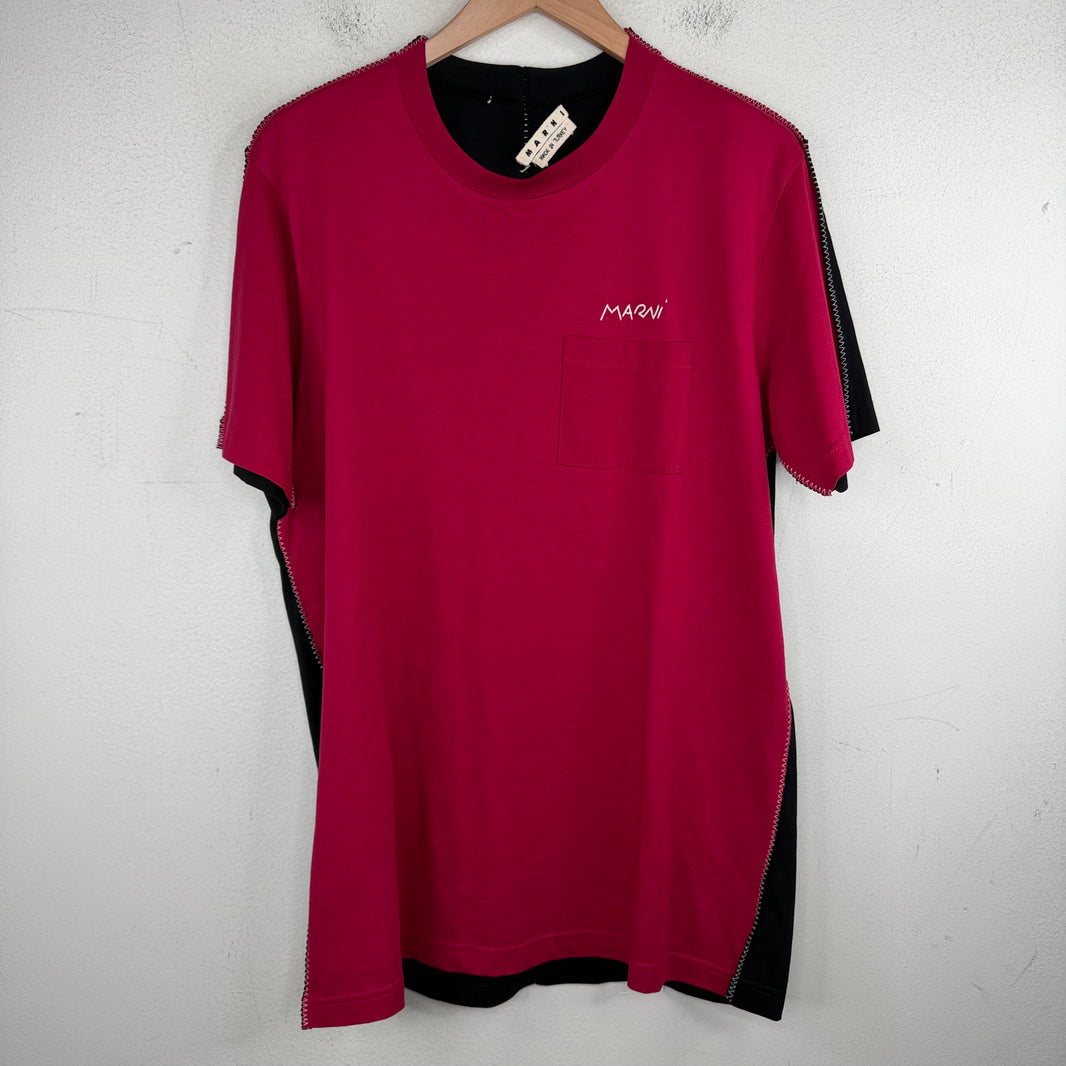Marni Split Red/Black T-Shirt