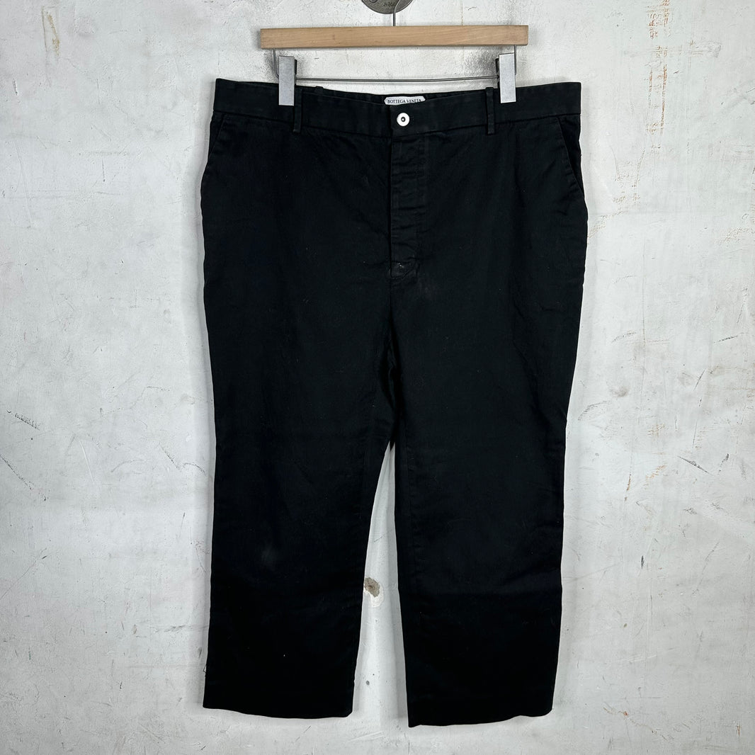 Bottega Veneta Black Twill Trousers