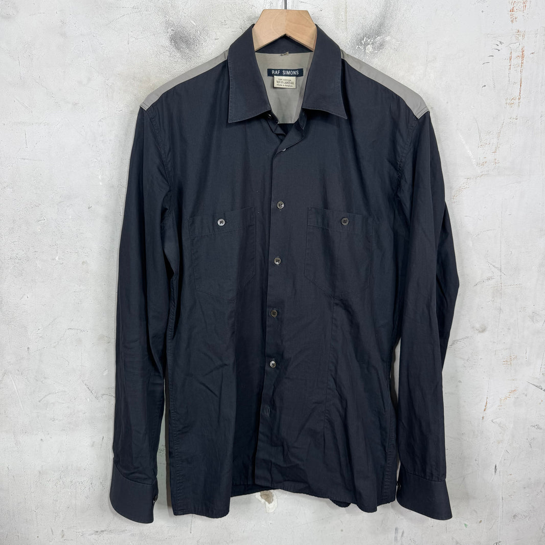 Raf Simons Two Toned Black Shirt