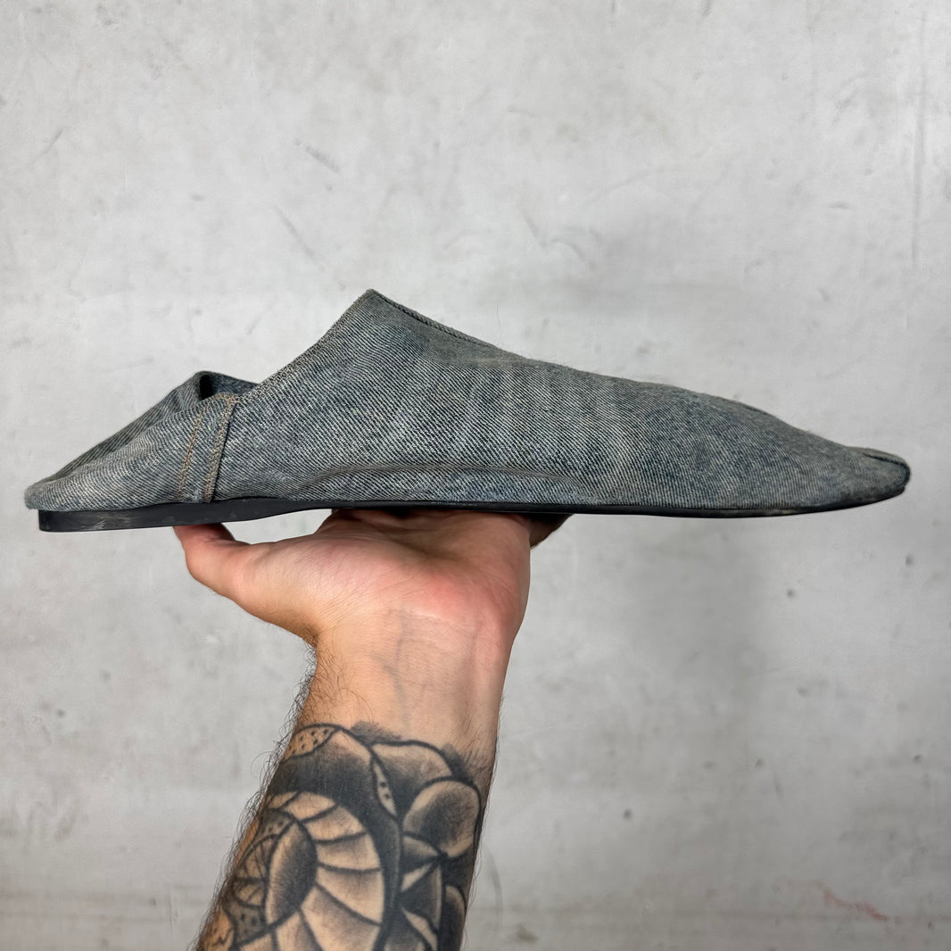 Balenciaga Denim Moroccan Mules