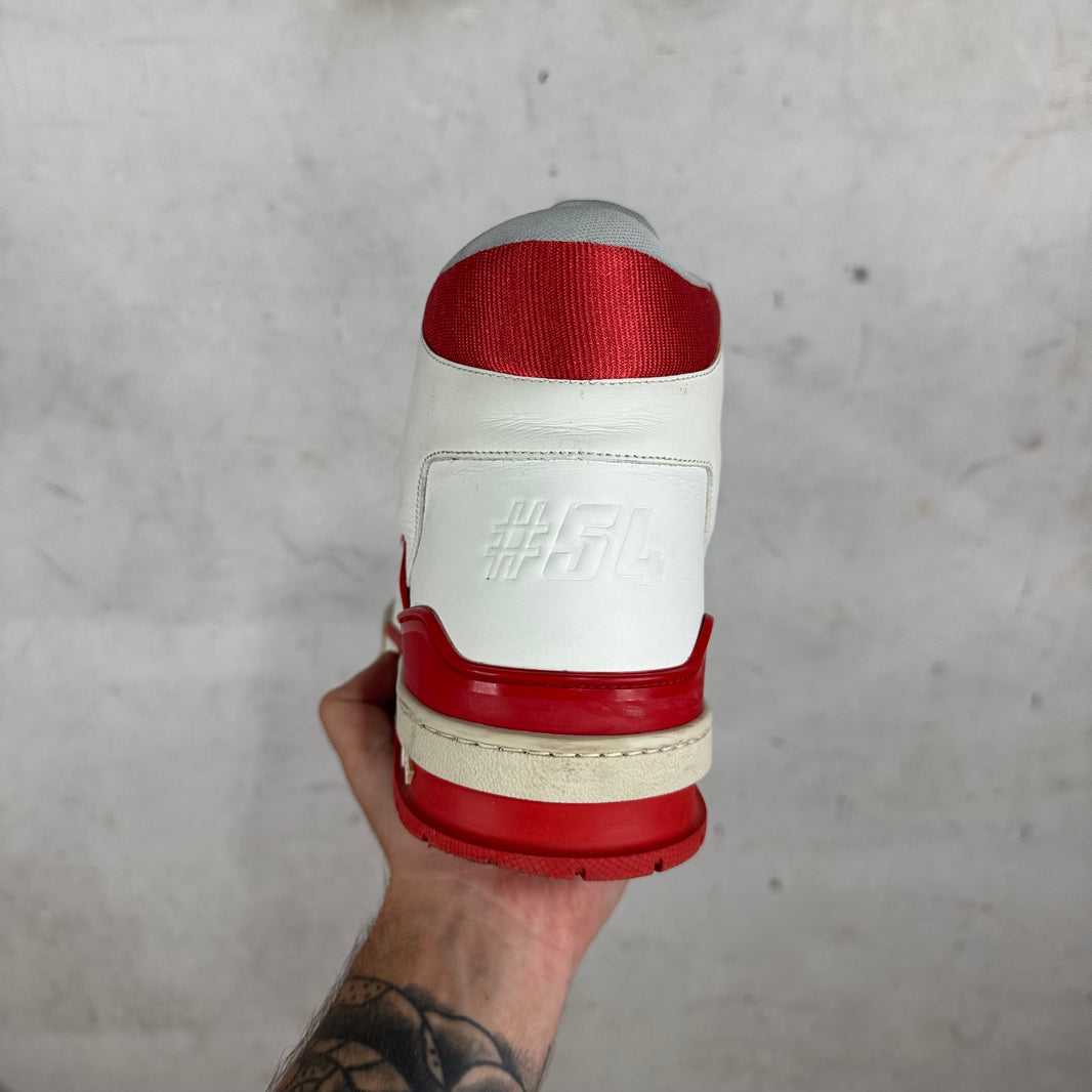 Louis Vuitton Red #54 Mid Trainers