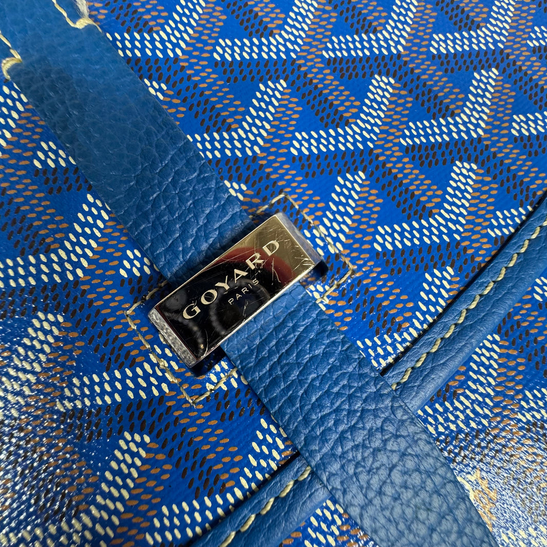 Goyard Blue Belvedere PM Messenger Bag