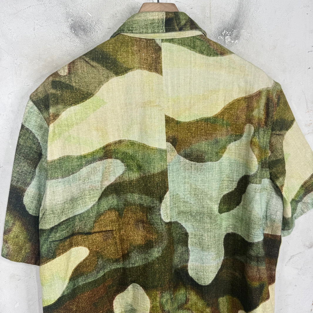 Our Legacy Patterned Canvas Box Shirt