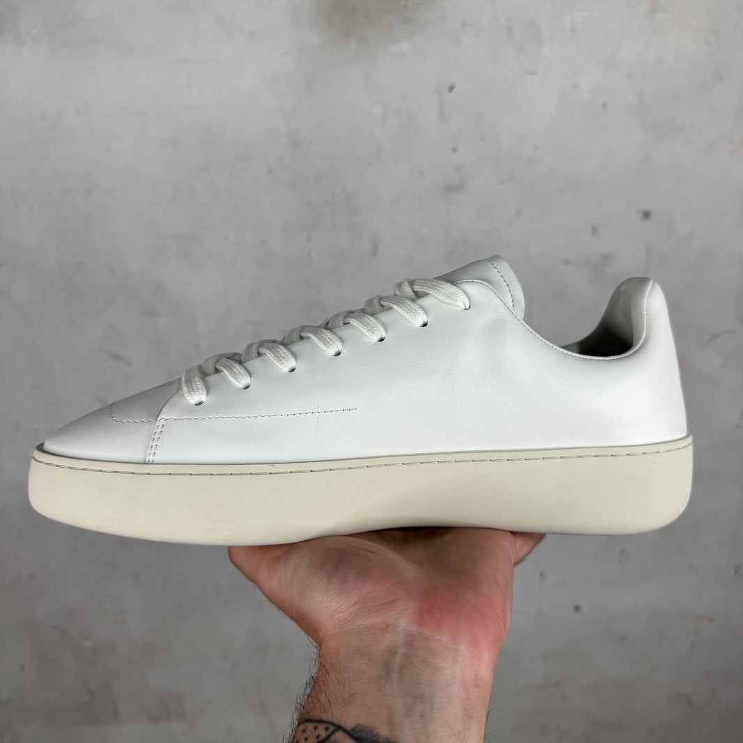 Prada White Court Sneakers