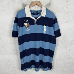 Ralph Lauren Big Pony Crest Blue Striped Polo