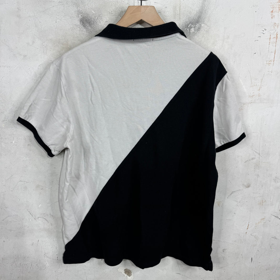 Ralph Lauren Diagonal Panelled Horse and Crest Polo
