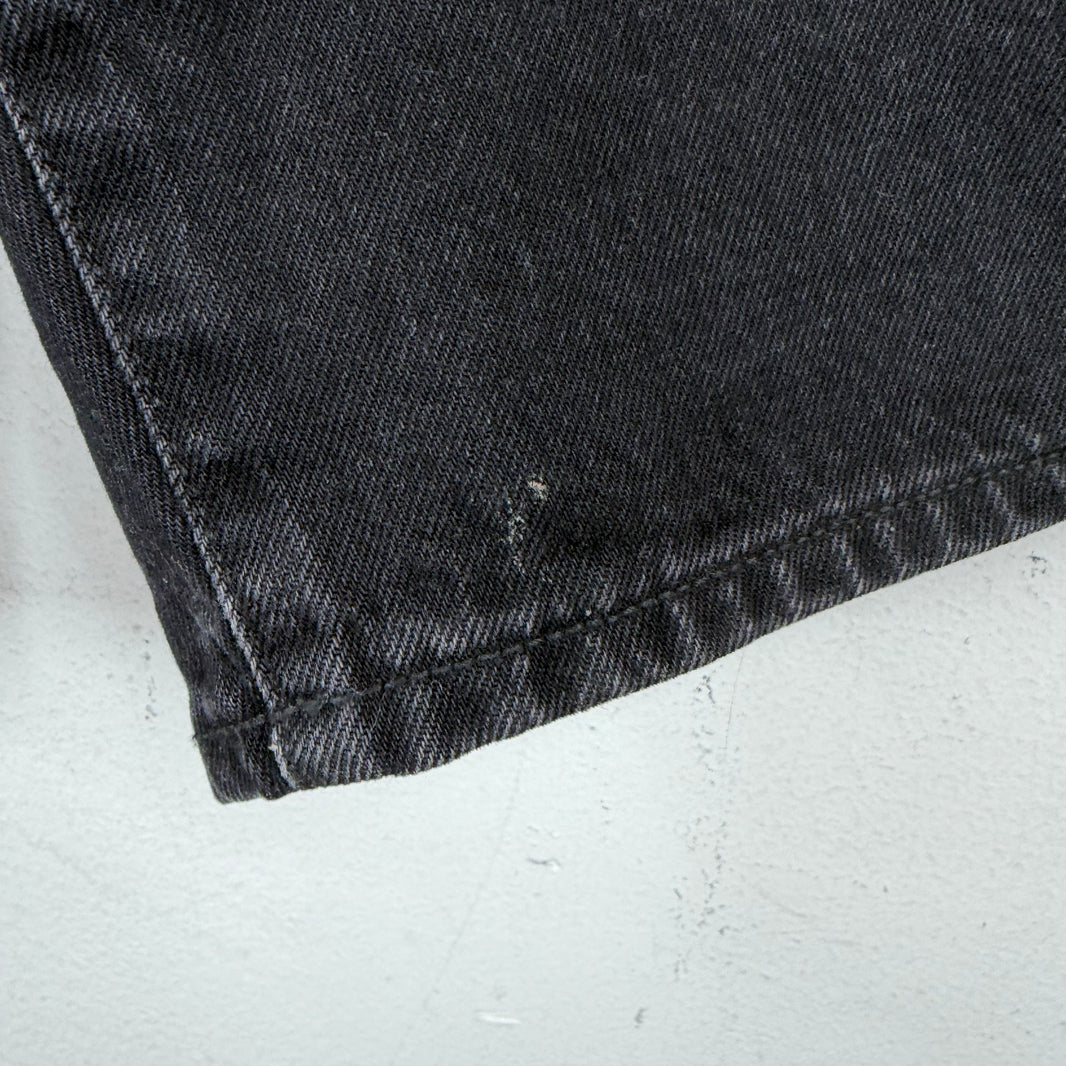 Supreme Black Baggy Jean Shorts