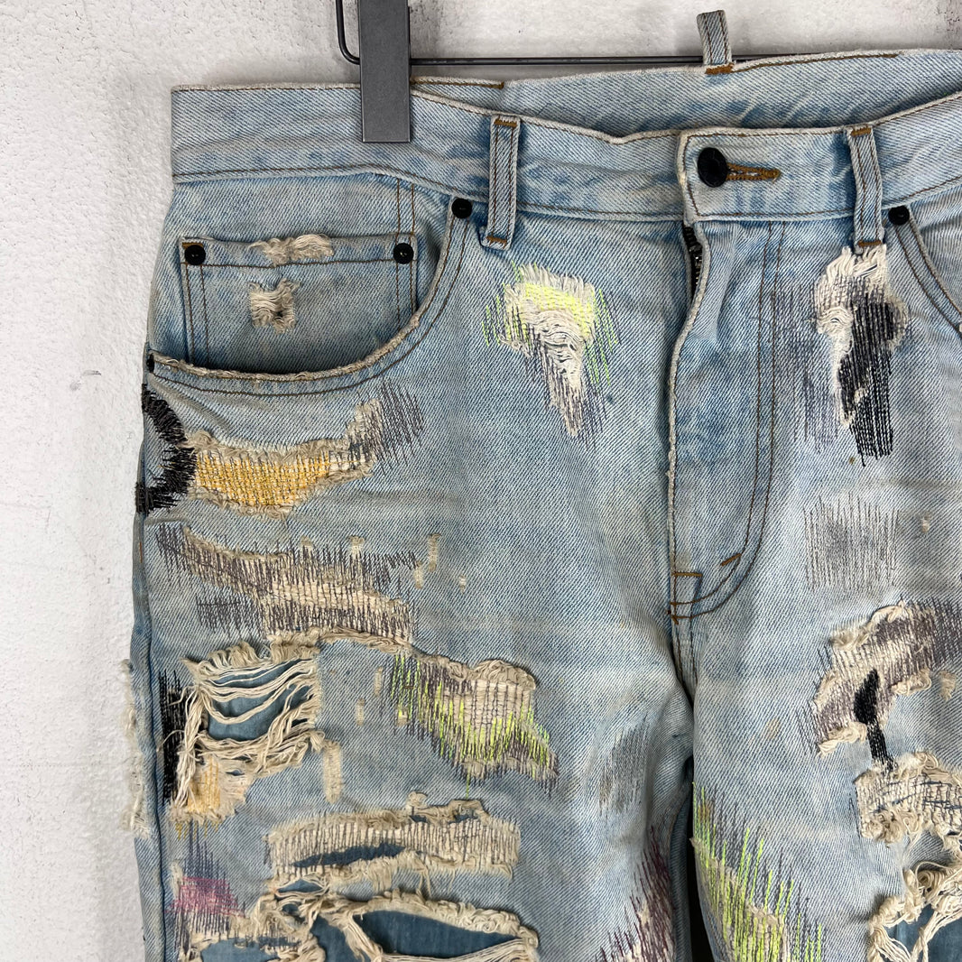 Endless Denim OG Embroidered Boro Jeans