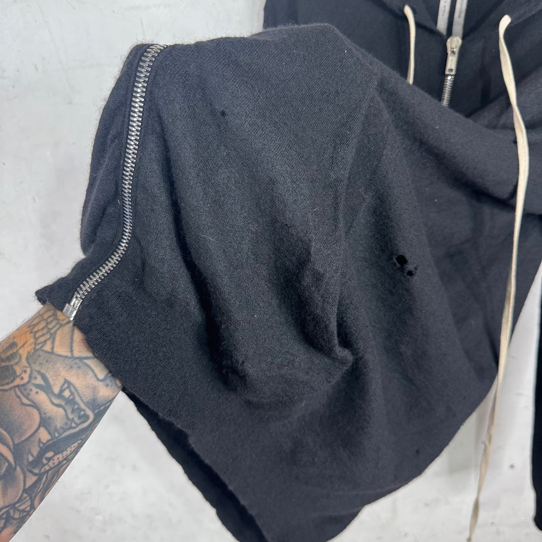 Rick Owens Mastadon Cashmere Jason Zip Hoodie