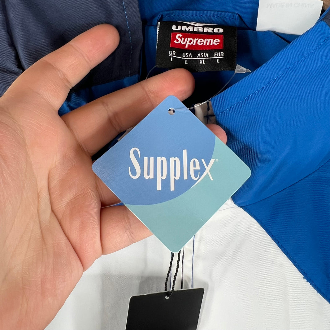 Supreme Umbro Blue Track Jacket