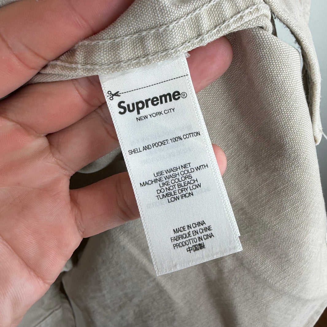 Supreme White Chore Jacket