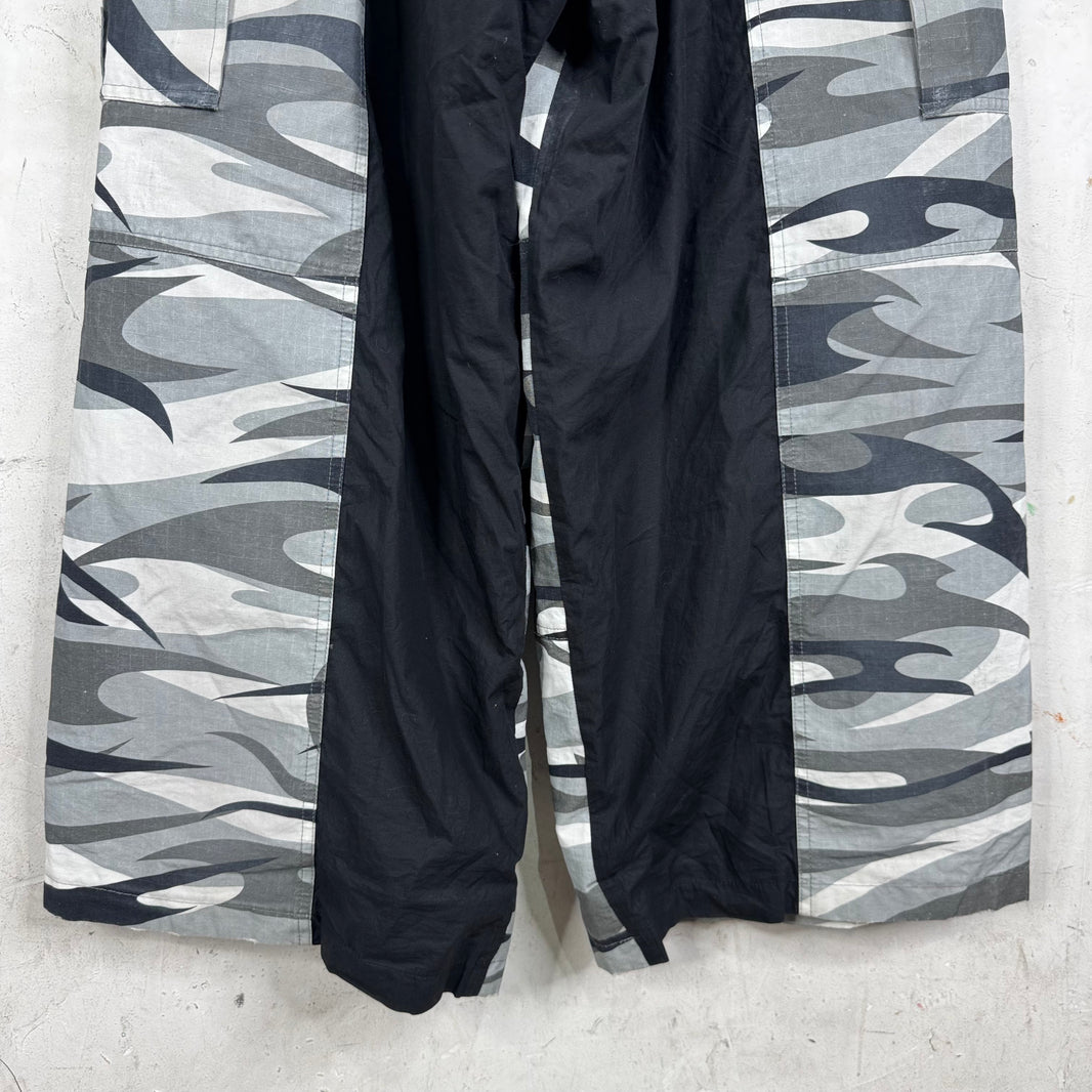 Balenciaga 2025 Panelled Camo Track Pants