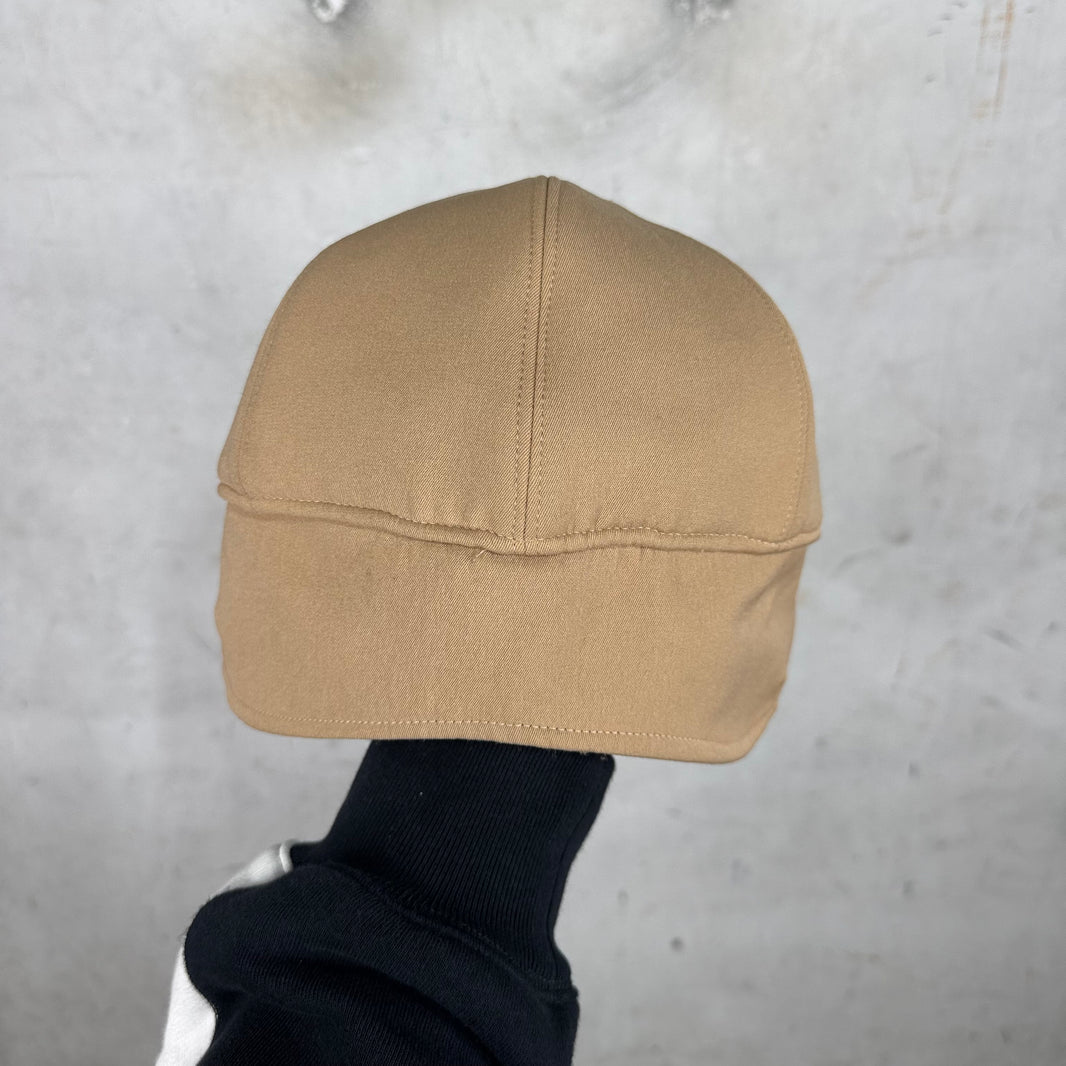 Prada Canvas Fleece Lined Flap Hat