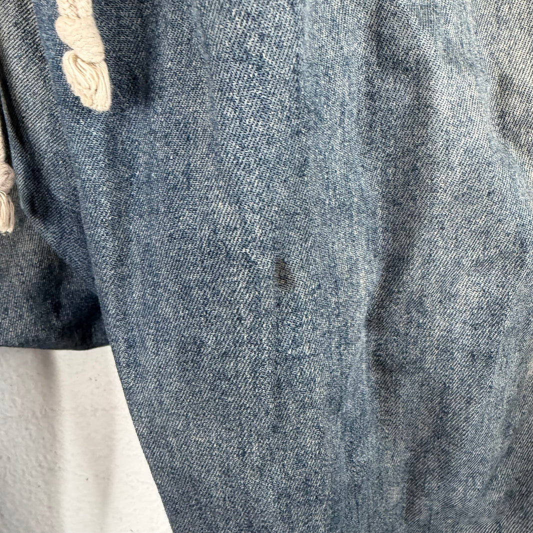 DRKSHDW Long Drawstring Hustler Denim Trousers