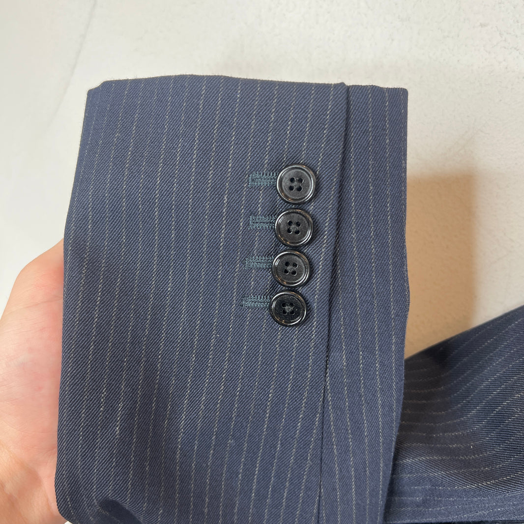 Celine Striped Navy Suit Set