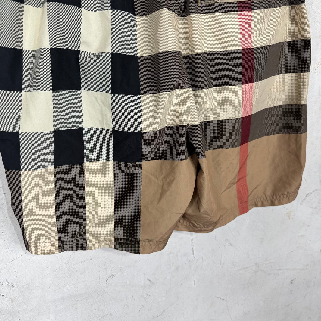 Burberry Plaid Swim Trunks