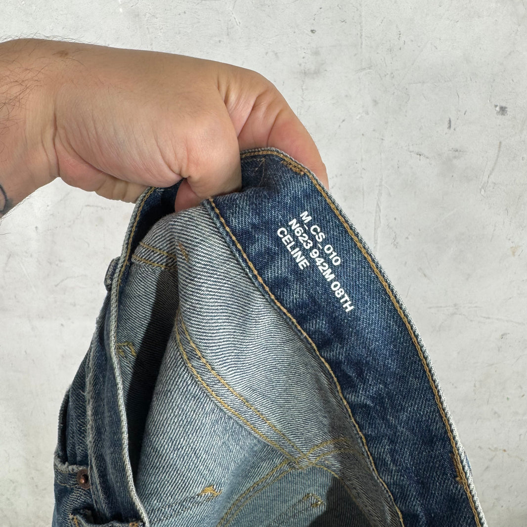 Celine Cutoff Distressed Shorts