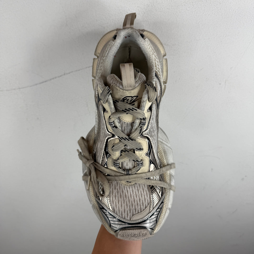 Balenciaga Cream/Silver 3XL Sneakers