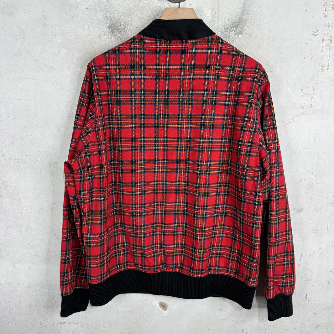 Supreme Plaid Snap Button Jacket