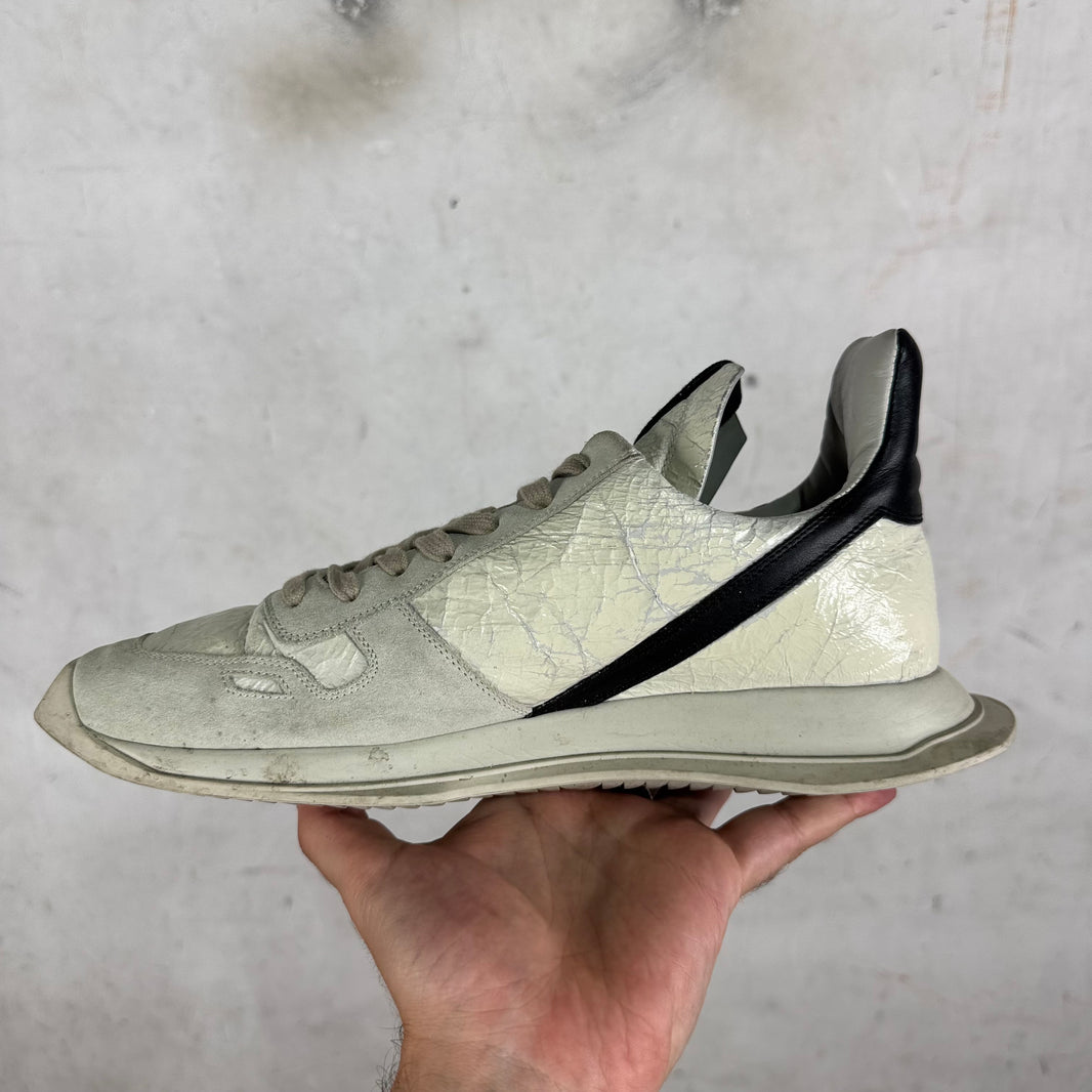 Rick Owens Crinkled Leather Runners