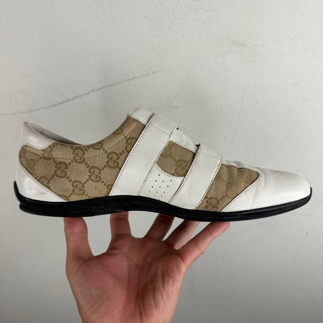 Gucci Vintage Double Velcro Guccissima Sneakers