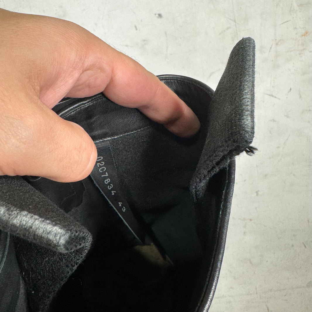 Rick Owens Mid Top Leather Bogun Boots