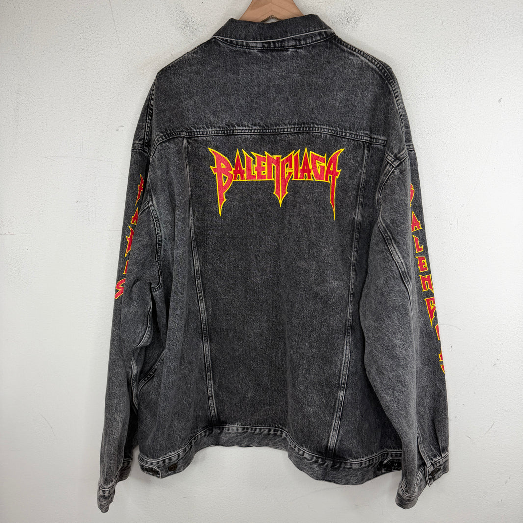 Balenciaga Heavy Metal Denim Jacket