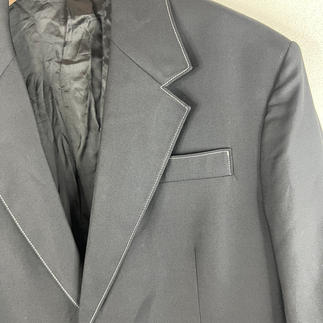 Prada Contrast Stitch Blazer Jacket
