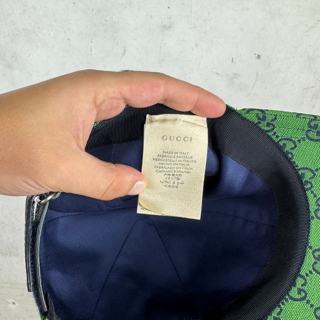 Gucci Green Monogram Hat
