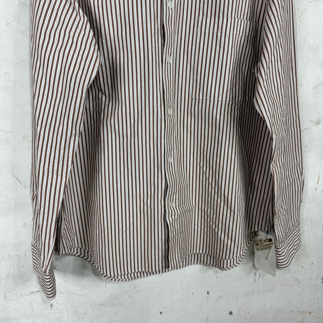 Bottega Veneta Striped Canvas Shirt