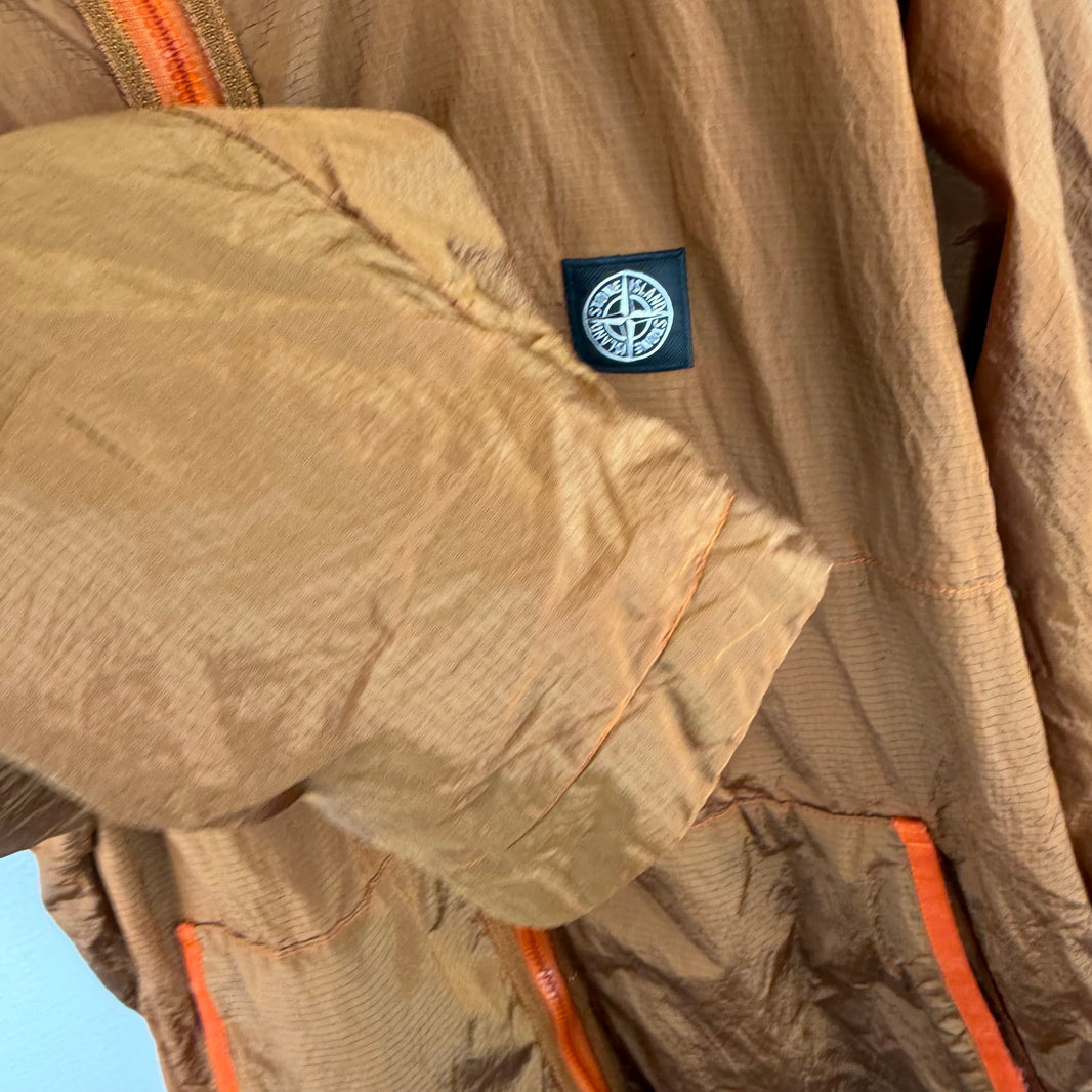 Stone Island Orange Hooded Jacket