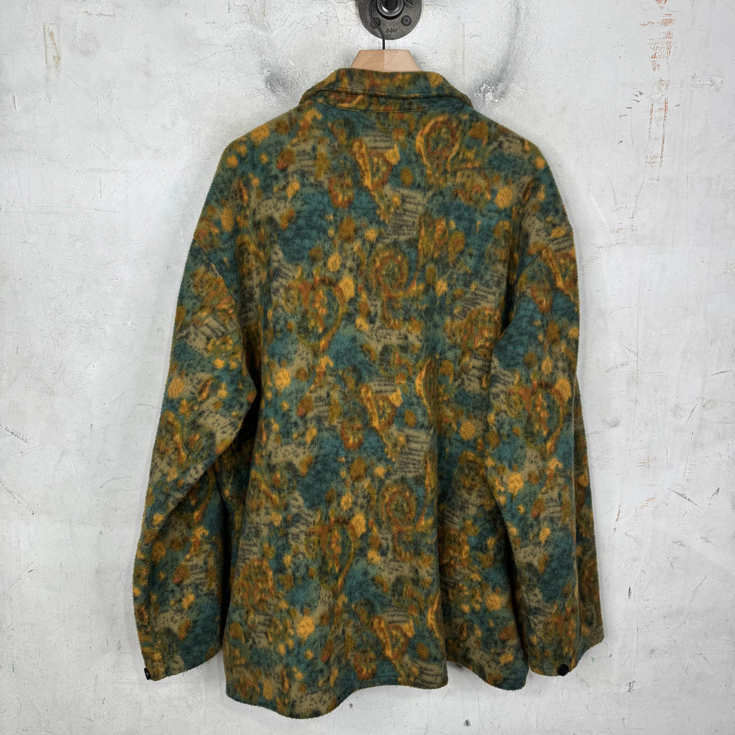 Supreme Floral Fleece Overshirt