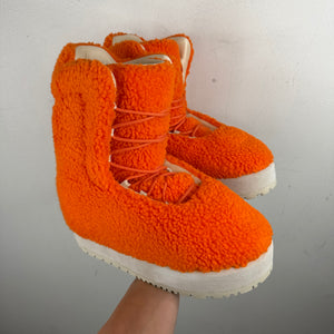 PDFCHANNEL Orange Venus Fur Boots