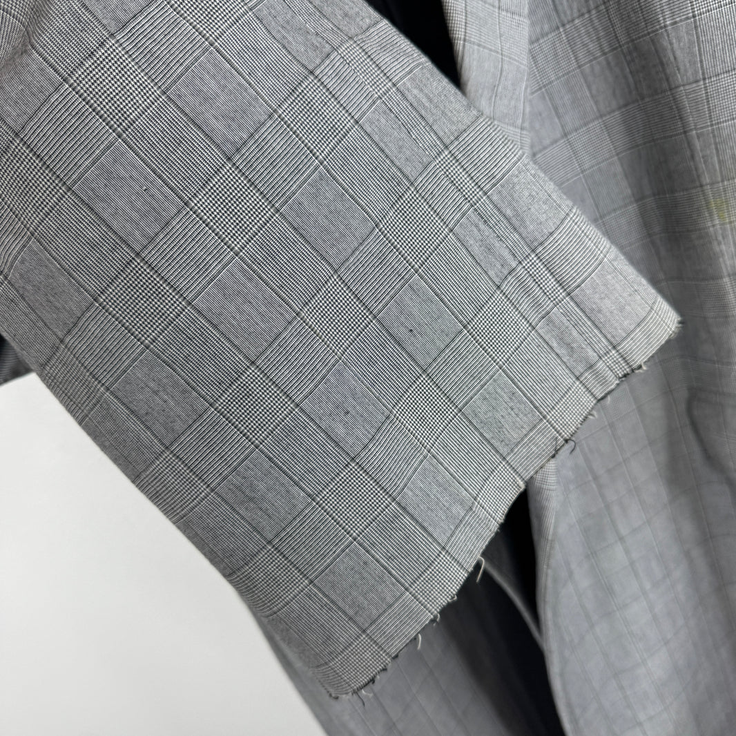 Vetements Plaid Trench Coat