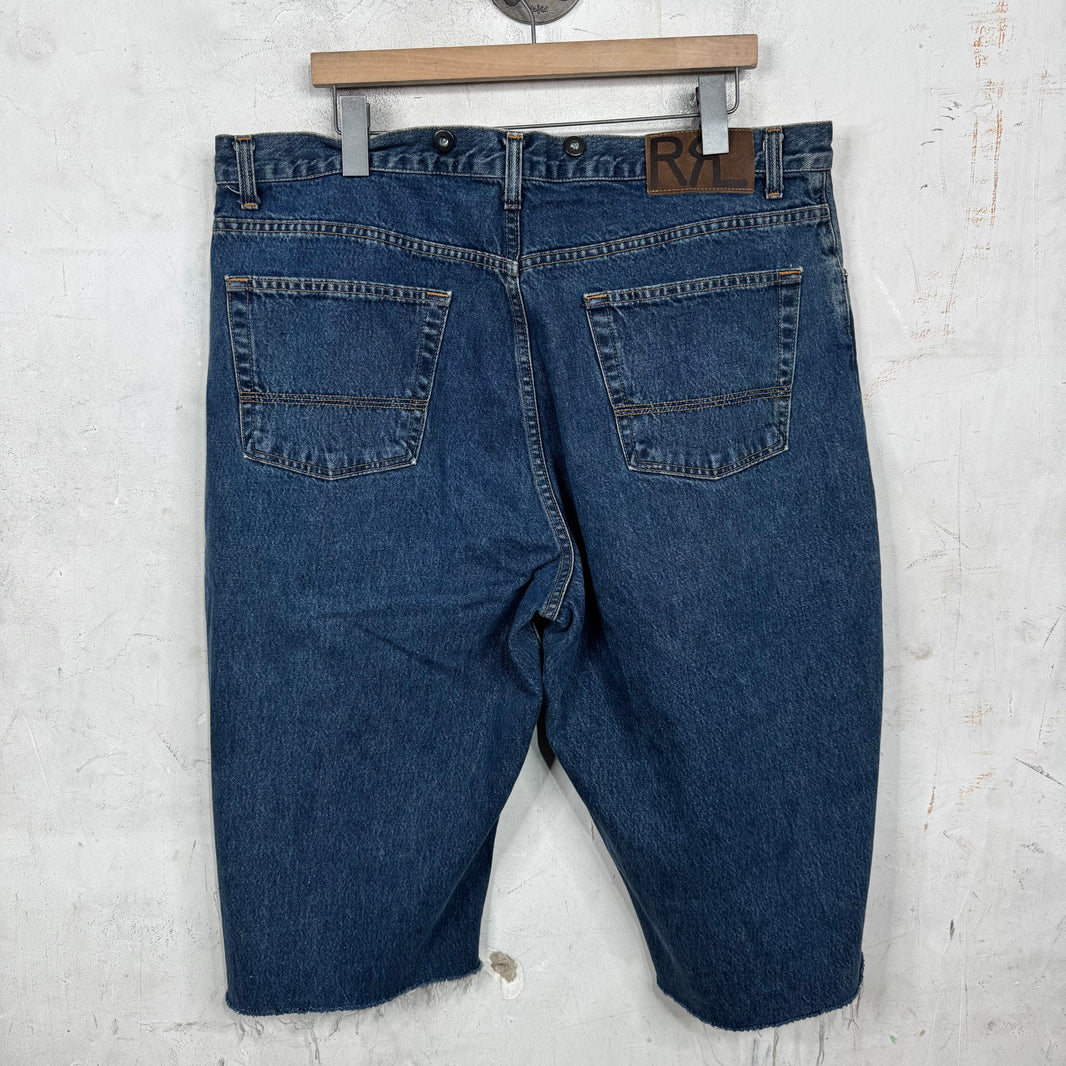 RRL Baggy Cutoff Denim Shorts
