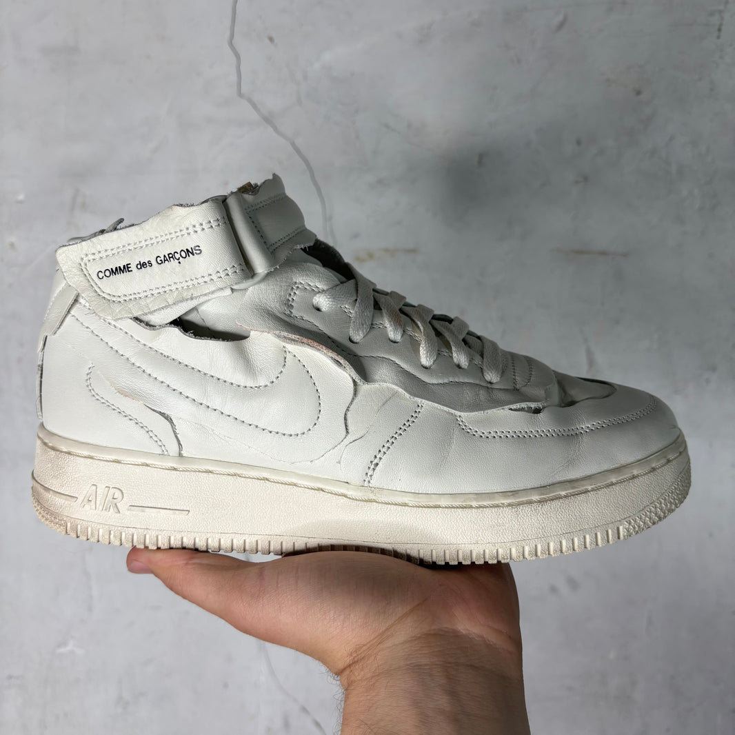 Nike x CDG White AF1 Mids