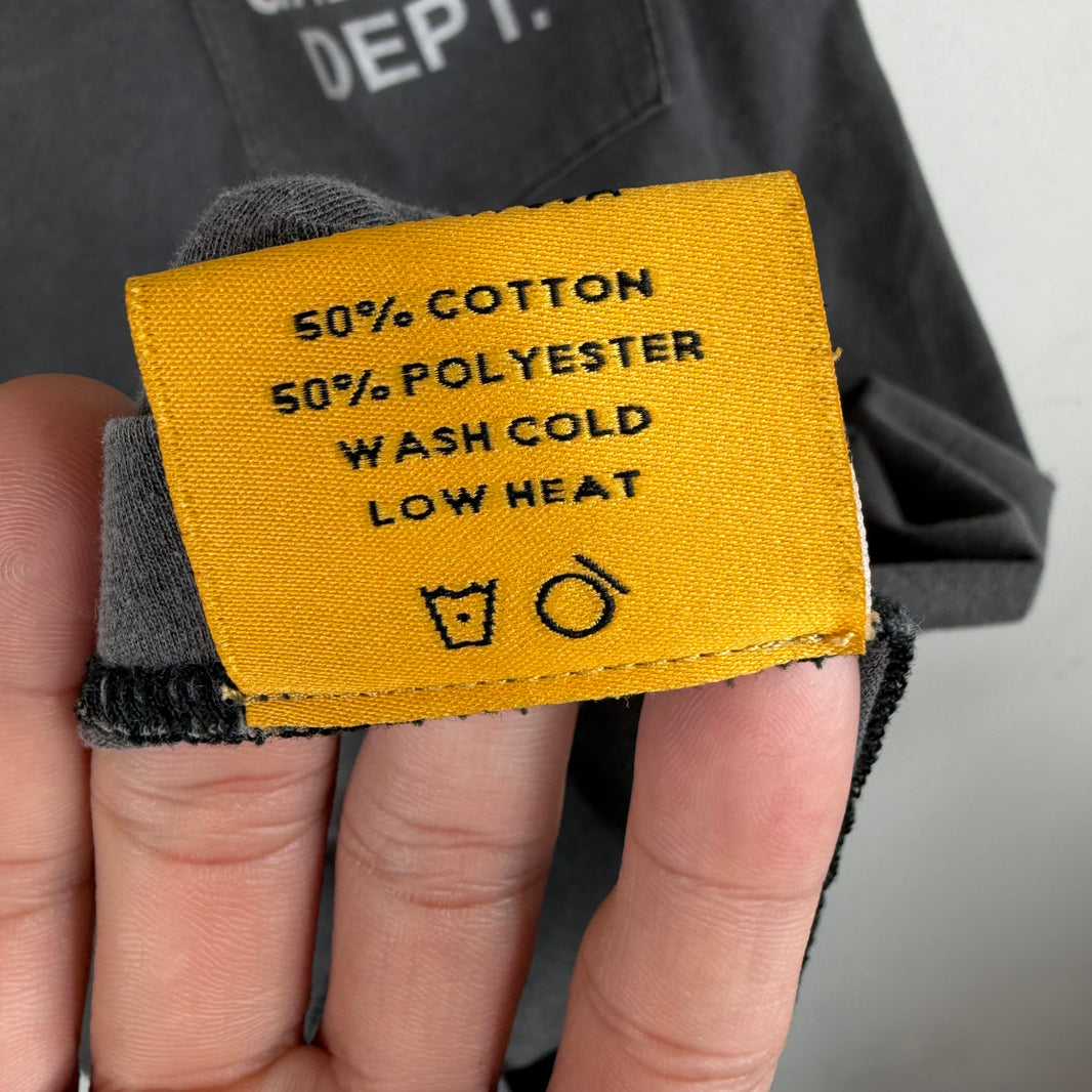 Gallery Dept Sleevless Gray Pocket Logo T-Shirt