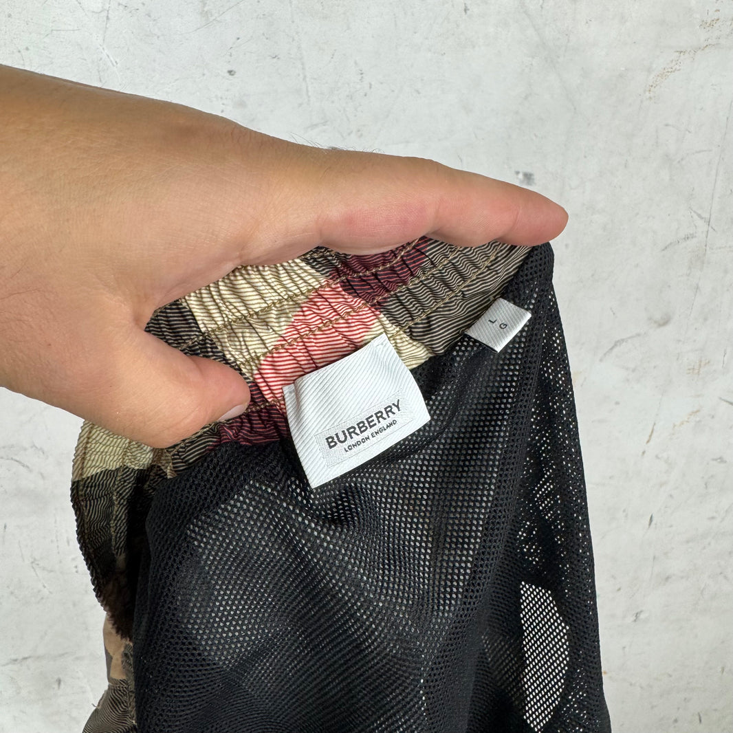 Burberry Plaid Swim Trunks