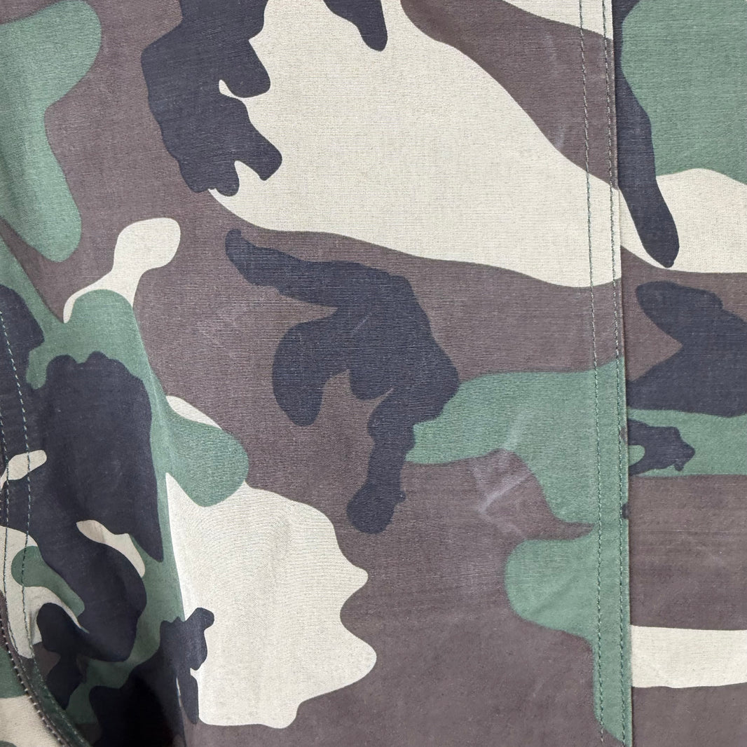 Stussy Woodland Camo Trench Coat