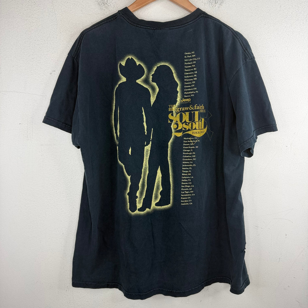 Vintage Smoked Tim McGraw & Faith Hill T-Shirt