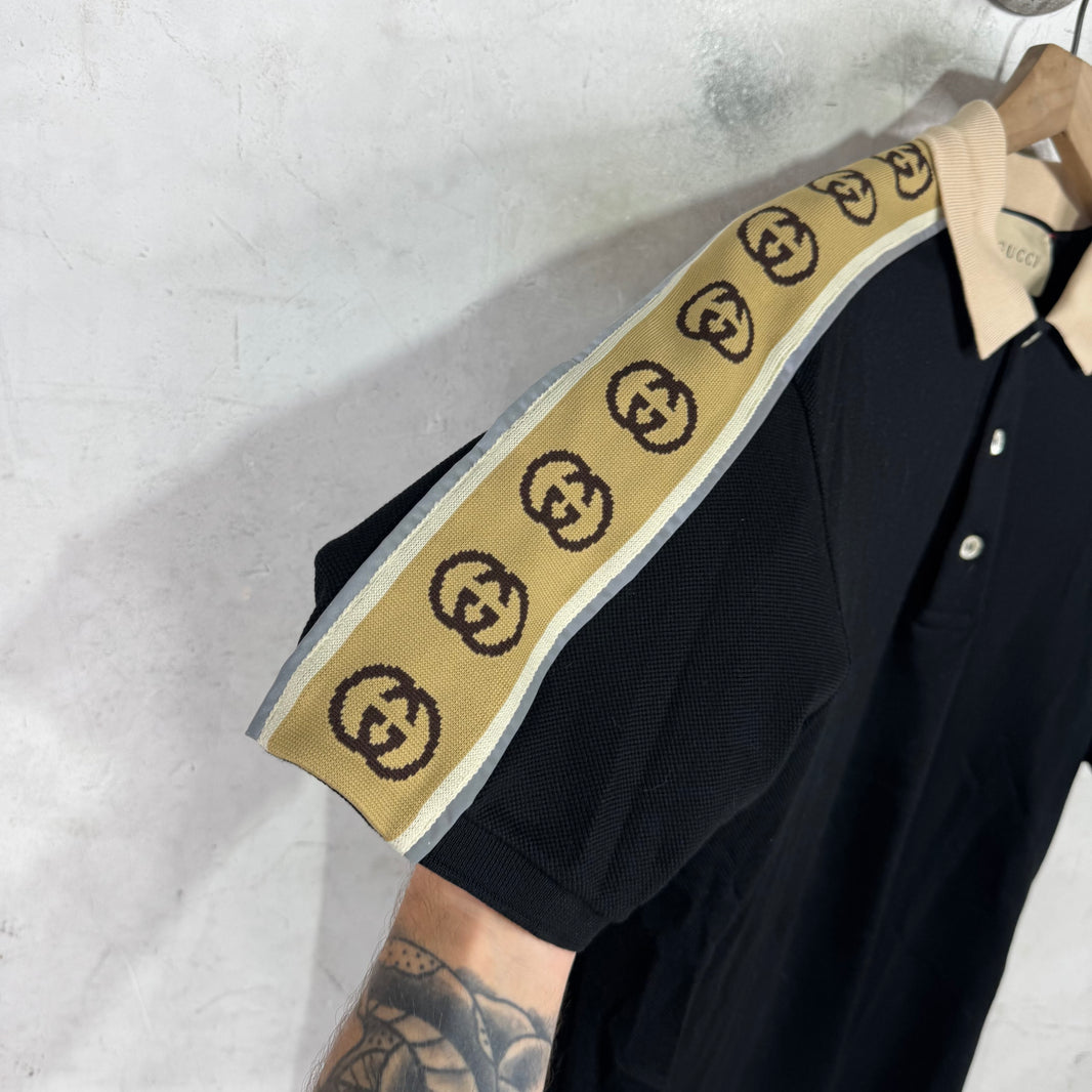 Gucci Sleeve Interlock Logo Polo